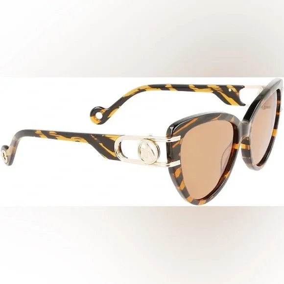 Lanvin Mother & Child Tiger Cat-Eye Sunglasses new - Picture 4 of 9